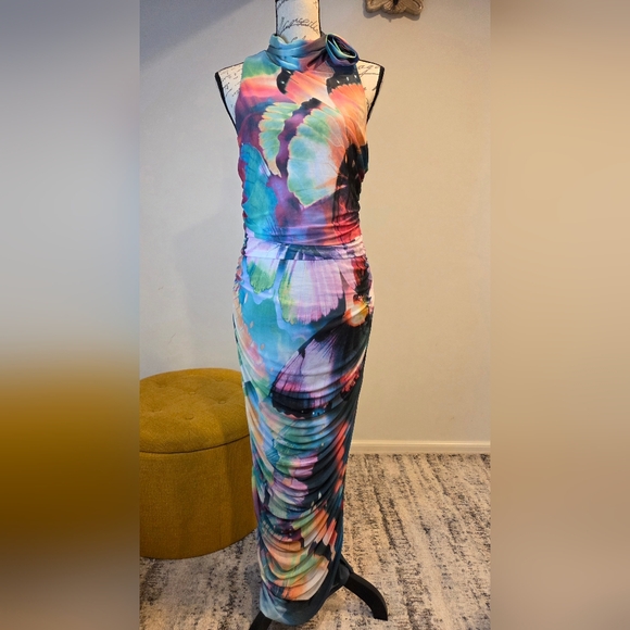 AFRM Multicolor Sleeveless Maxi Dress, Size XL - Picture 1 of 11